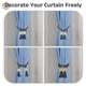thumbnail image 5 of 6 Paquete de Sujetadores Magnéticos para Cortinas, 55cm/21.65" Sujetadores para Cortinas, Camello, 5 of 7