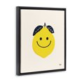 thumbnail image 3 of Stupell Industries Eclectic Happy Lemon Smile Black Floating Frame Canvas Art, 17 x 21, by Jessica Beck, 3 of 8