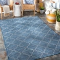 thumbnail image 2 of Mark&Day Outdoor Rugs, 6x9 Bussum Traditional Indoor/Outdoor Navy Area Rug, Non Shedding Blue White Carpet for Patio, Porch, Deck, Bedroom, Living Room or Kitchen (6'4" x 9'), 2 of 7