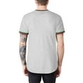 thumbnail image 2 of Hat and Beyond Men's Hipster Designer Brand Colored Short Sleeve Side Zipper T Shirt, 2 of 6