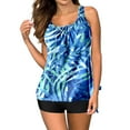 thumbnail image 1 of Zmoon Women's Plus Size Two Piece Swimsuit Tankini, 1 of 6