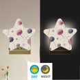 thumbnail image 4 of Star Night Light Auto On/Off Plug-in Wall Light with Light Sensor Warm White LED for Home Party Pink and Purple Dandelions, 4 of 6
