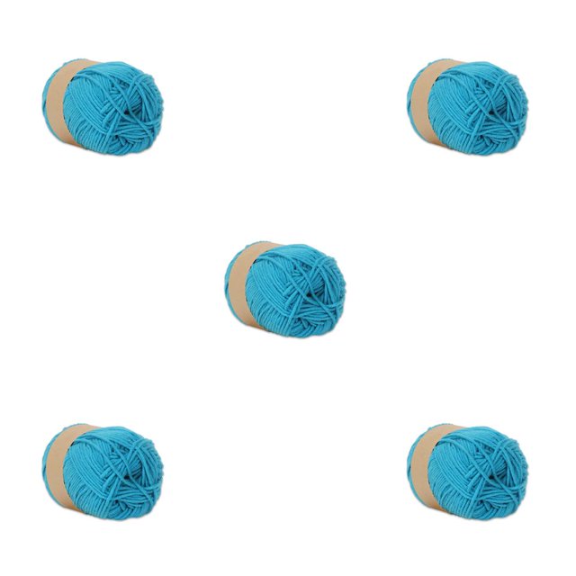 Advancent Hilos de tejer de 50g, hilo de ganchillo tejido a mano de algodón de leche, alfombra tejida a mano para mujer, sombrero, suministros Type1 NO1