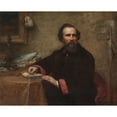 thumbnail image 2 of Eastman Johnson 18x15 Gold Ornate Wood Frame and Double Matted Museum Art Print Titled - Portrait of Genio C. Scott (1859), 2 of 4