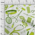 thumbnail image 2 of oneOone Cotton Poplin Twill Light Green Fabric Tool Diy Clothing Quilting Fabric Print Fabric By Yard 56 Inch Wide, 2 of 6