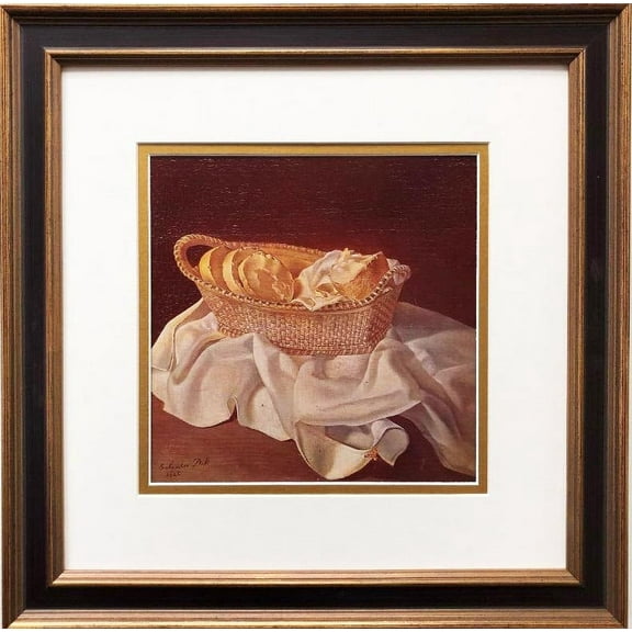 Salvador Dali "The Basket of Bread" CUSTOM FRAMED ART Generic