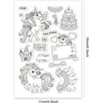 thumbnail image 6 of Fantasy Horse Silicone Clear Stamps Transparent Stamp for DIY Birthday Valentine's Day Cards Making DIY Scrapbooking Photo Album Decoration Paper Craft, 6 of 9
