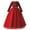 Red, variant on IBTOM CASTLE Kids Girls Long Sleeve Royal Palace Lace Dance Princess Gothic Victorian Gowns Fancy Masquerade Dress for Wedding Pageant Party 6-7 Years Navy Blue