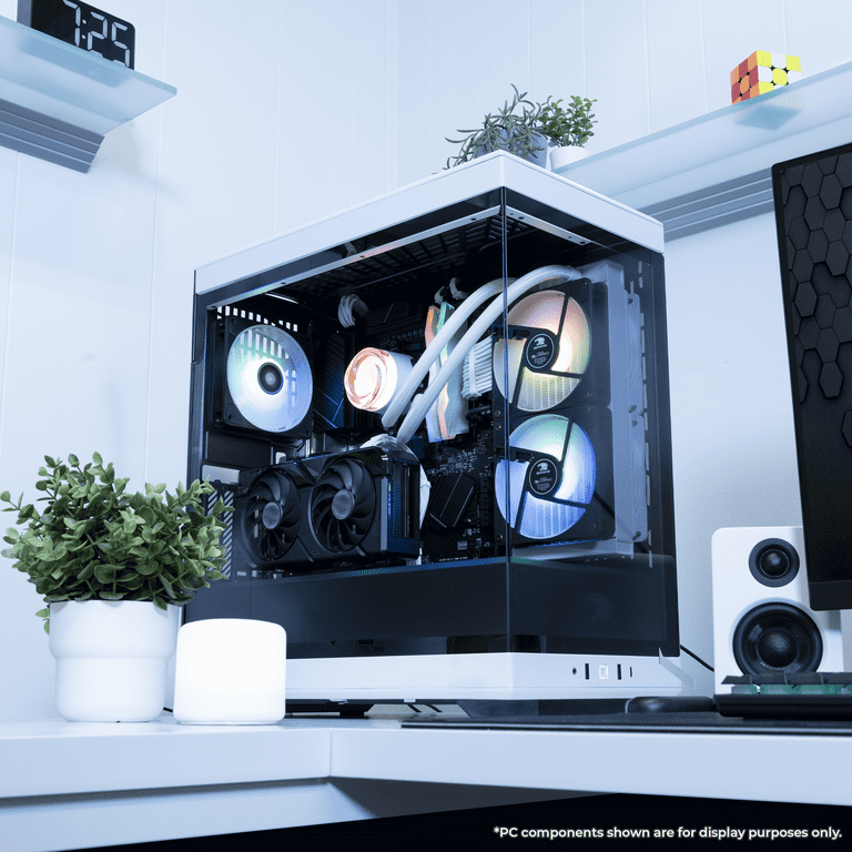 iBUYPOWER Y40 PRO White Gaming PC Desktop Computer Intel