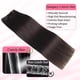 thumbnail image 2 of Extensiones de cabello humano real Gampacy con clip, 60 cm, color marrón oscuro, 2 of 8