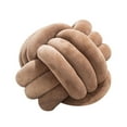 thumbnail image 1 of Txlixc Almohada acolchada de terciopelo, almohada acolchada esférica retorcida de terciopelo de color sólido Txlixc moda, 1 of 4