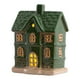 thumbnail image 1 of Casa de pueblo navideña de cerámica, decorativa, pequeña casa de porcelana con luz LED, para Estilo D, 1 of 9