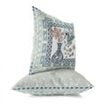 thumbnail image 2 of Birdsong Bouquet Vase Throw Pillow with Removable Cover in Blue 20x20, 2 of 6