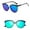 C, variant on Miorin Under $5 Vintage Sun Glasses for Women Men Vintage Light Weight Fashion Essential Multicolor Frame Brown Lens Sunglasses
