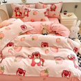thumbnail image 1 of Disney-cama para niños y adultos, 4 piezas, dibujos animados bonitos, Mickey Mouse, Pooh, oso, juegos de edredones, sábanas para hombres y mujeres, juegos de edredones, 1 of 1