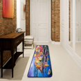 thumbnail image 5 of FREEAM Oil Painting Village Runner Rug - 24"x72" Ultra Soft Non-Slip Floor Mat Washable Area Rugs for Kitchen Bathroom Entry Home Decor, 5 of 7