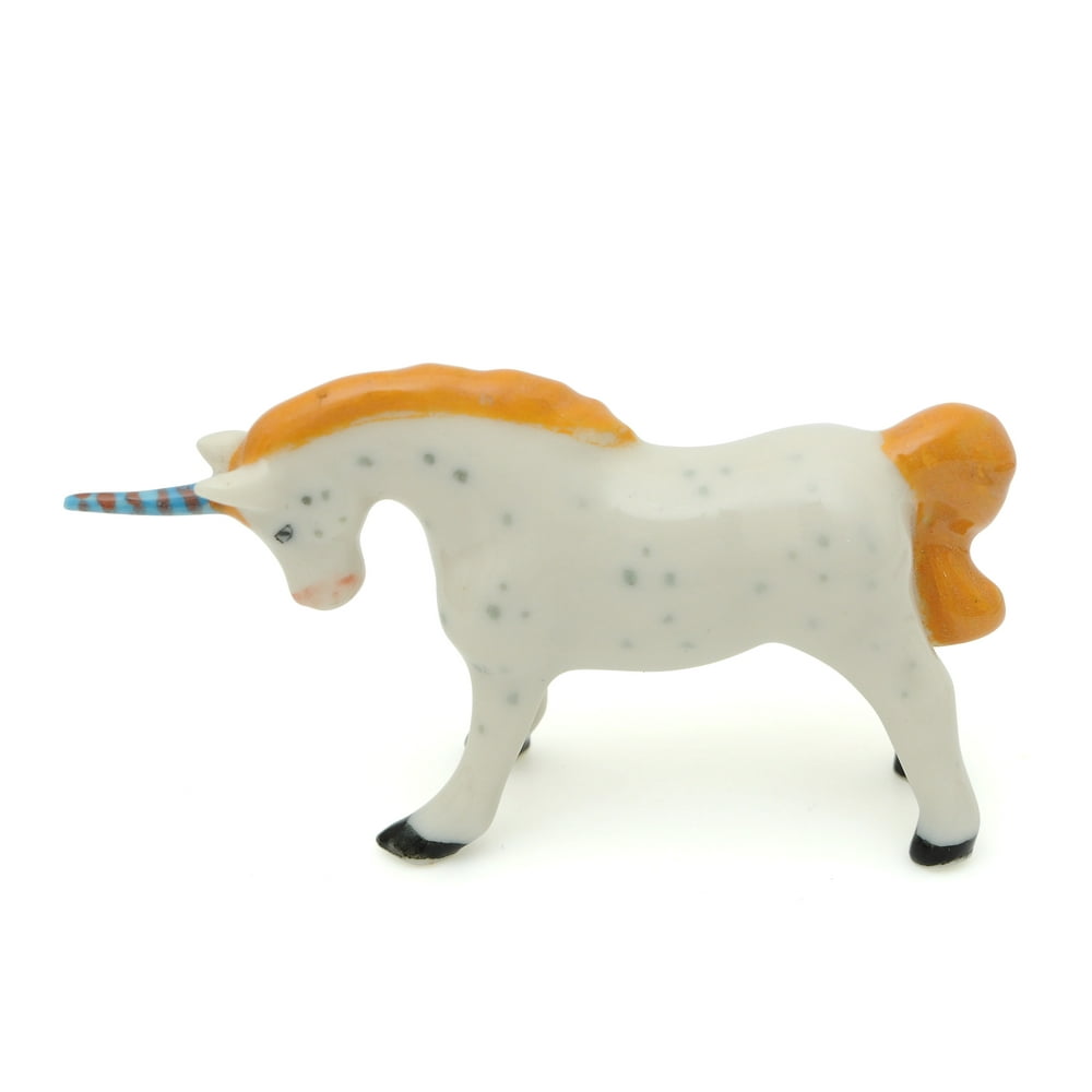 Vietguild Handmade Miniatures Ceramic Unicorn Figurine Animals Decor