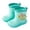 c-357Green114, variant on Kids Rainboots Waterproof Round Toe Rain Boots For Girls Cartoon Bunny Pattern Outdoor Shoes With Sole For Everyday Play Lovely Footwear
