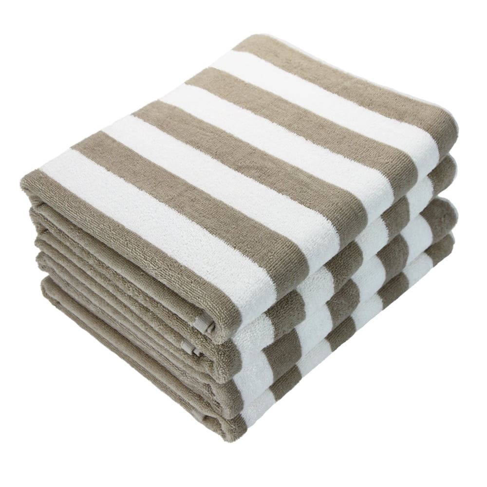 Arkwright Cabana Beach Towel Pack of 4 Extra Large Size 30" x 70