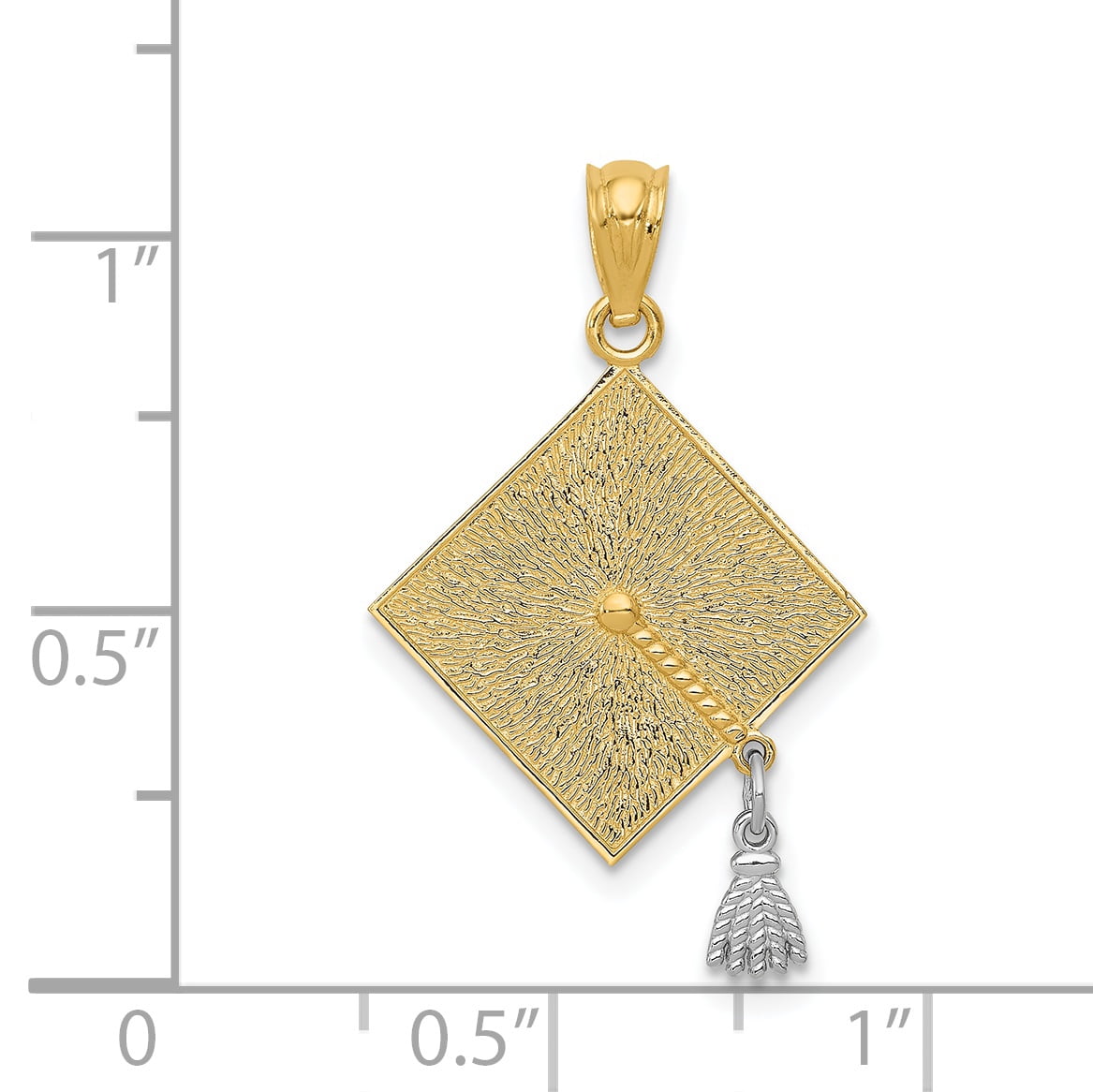 FB Jewels 14K Yellow Gold Special Mom Pendant