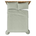 thumbnail image 6 of Beautiful 100% Cotton Floral Stitched Sage Green Quilt, Full/Queen by Drew Barrymore, 6 of 9