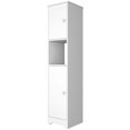 thumbnail image 1 of RST Brands Pinion MDF Linen Cabinet in White Veneer, 1 of 6