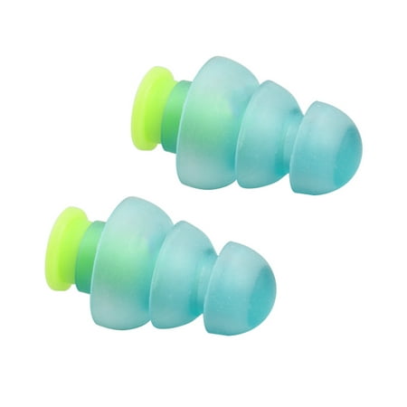 Fancyleo 2 Pairs Ear Plugs Noise Cancelling Reusable for Sleeping, Snoring, Air Travel,Construction Work and Motorcycles (The Best Noise Cancelling Ear Plugs)
