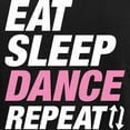 thumbnail image 3 of CafePress - Eat Sleep Dance Repeat Women's Dark Pajamas - Women's Short Sleeve Print T-Shirt and Pants Dark Cotton Pajama Set, 3 of 7