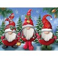 thumbnail image 1 of Christmas Gnomes #2 - DIY Diamond Painting, 1 of 6