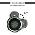 thumbnail image 2 of EEEkit Full Brass G1/2" Flow Quick Control Shut OFF Valve Shower Head Hand Water Saver, Silver, 2 of 10