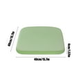 thumbnail image 2 of 16" Detachable Memory Foam Seat Cushion Square Chair Cushion Non-Slip Dining Stool Pad Chair Pad with Rubber Back Washable for Kitchen Dining Office Chairs Coffee, 2 of 5