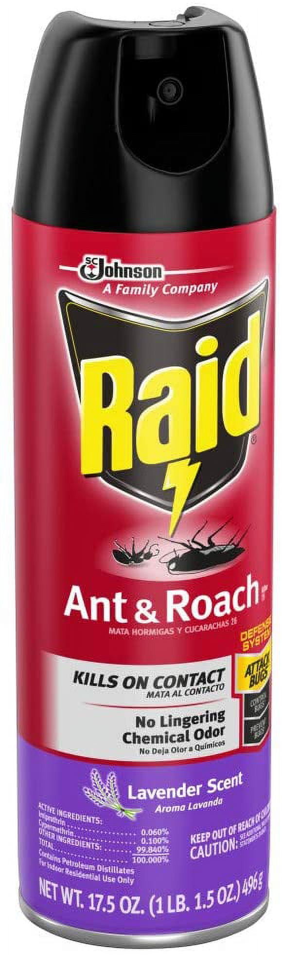 Raid Ant & Roach Killer Lavender, 17.5 Ounce (Pack of 6)