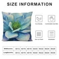 thumbnail image 6 of Acheng Cactus Pillow Covers Green Succulents Cactus Flower Home Decor Pillowcase Throw Lumbar Pillow Case Cushion Cover for Sofa Family Bed Decorative,2 Pcs (Cactus) White, 6 of 6