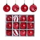 thumbnail image 1 of 1 caja de 12 bolas decorativas navideñas de 6 cm, bolas de plástico enchapadas con forma, juego de bolas navideñas, 1 of 5