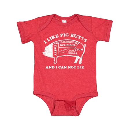 

Inktastic I Like Pig Butts WHT Gift Baby Boy or Baby Girl Bodysuit