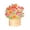 Yellow, variant on Creative 3D Flower Bouquet Card with Envelope Pop Up Floral Birthday Wedding Thank You Note for Friend