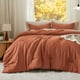 thumbnail image 2 of Juego de edredón Bedsure, tamaño queen, naranja quemado, GentleSoft™, 2 of 8