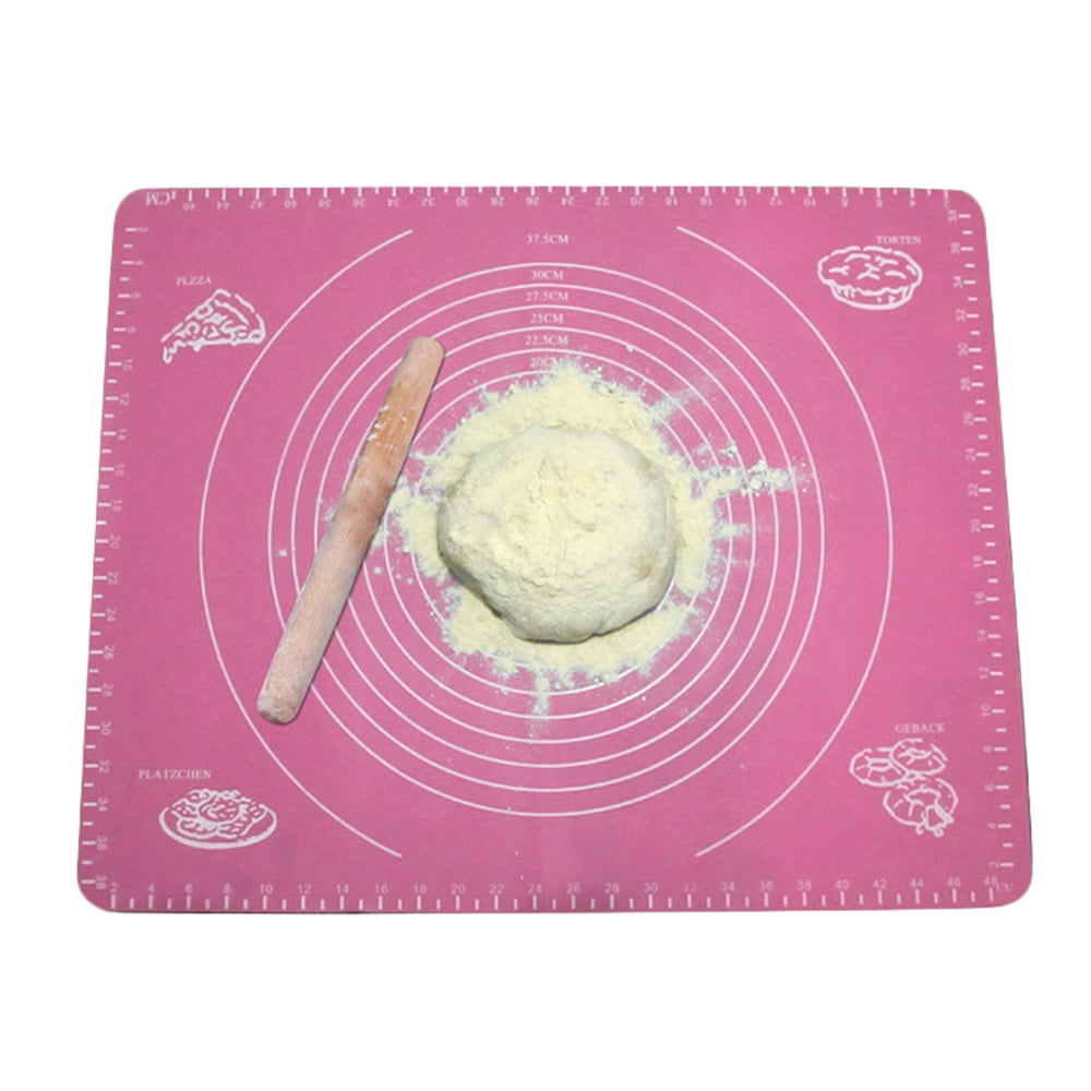 Silicone Pastry Mat with Measures NonStick Silicone Mat Cake Pad