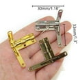thumbnail image 5 of YIEMEEN 10Pcs Antique Lid Support Hinge Frame Jewelry Wine for Case Wooden Gift Bo, 5 of 10