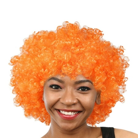 Cyber Monday Deals Pisexur Wigs Party Disco Funny Afro Clown Hair Football  Fan-Adult Afro Masquerade Hair Wig | Walmart Canada