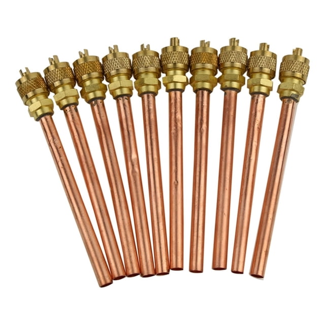 20Pcs Air Conditioning Refrigeration Channel Valve Copper Pipe Filling Parts Check Valve Refrigeration Accessories ,Easy to Install