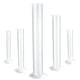 thumbnail image 1 of 5 probetas graduadas de plástico transparente de 10 ml, 25 ml, 50 ml, 100 ml y 250 ml., 1 of 7