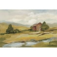 thumbnail image 3 of Vassileva, Silvia 14x11 Black Modern Framed Museum Art Print Titled - Springtime Farm Neutral, 3 of 5