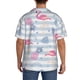 thumbnail image 3 of Balery Flamingo and Pineapple Camisa Casual de Manga Corta con Botones para Hombre, Texturizada, Estilo Cubano, para Playa, Verano-4X-Large, 3 of 5