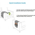 thumbnail image 7 of Dalrosia 5 Pockets Remote Control Holder, Magazine Rack, Space Saver Organizer, Draped Over Sofa, Couch, Recliner Armrest, 7 of 7