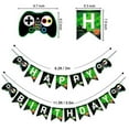 thumbnail image 3 of KEINXS Video Game Birthday Party Decorations Kits  Paper/Plastic Green  130 Count, 3 of 6