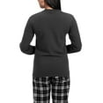 thumbnail image 2 of CafePress - Boo Crew Halloween T Shirt - Women's Long Sleeve Charcoal Gray Pajamas, 2 of 7