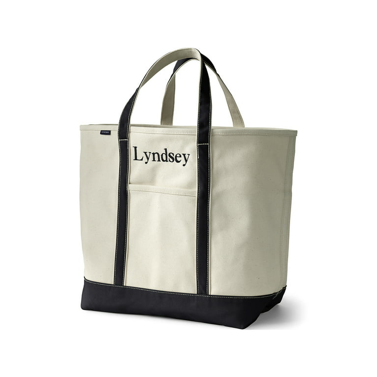 Lands' End Extra Large Canvas Tote Bag
