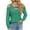 Green, variant on GigrtiJin Womens Cold Shoulder Tops Cut out Neck Long Sleeve Solid Color Shirts off Shoulder Casual Tunic Top Blouse