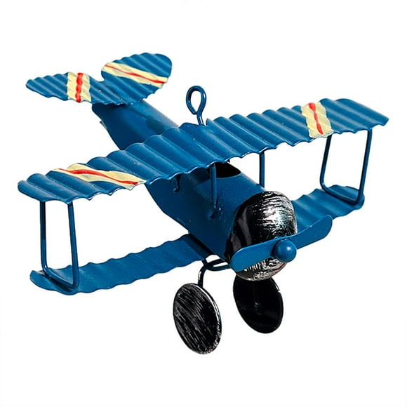 Vintage Airplane Cake Topper Antique Metal Decoration for Parties Weddings Events